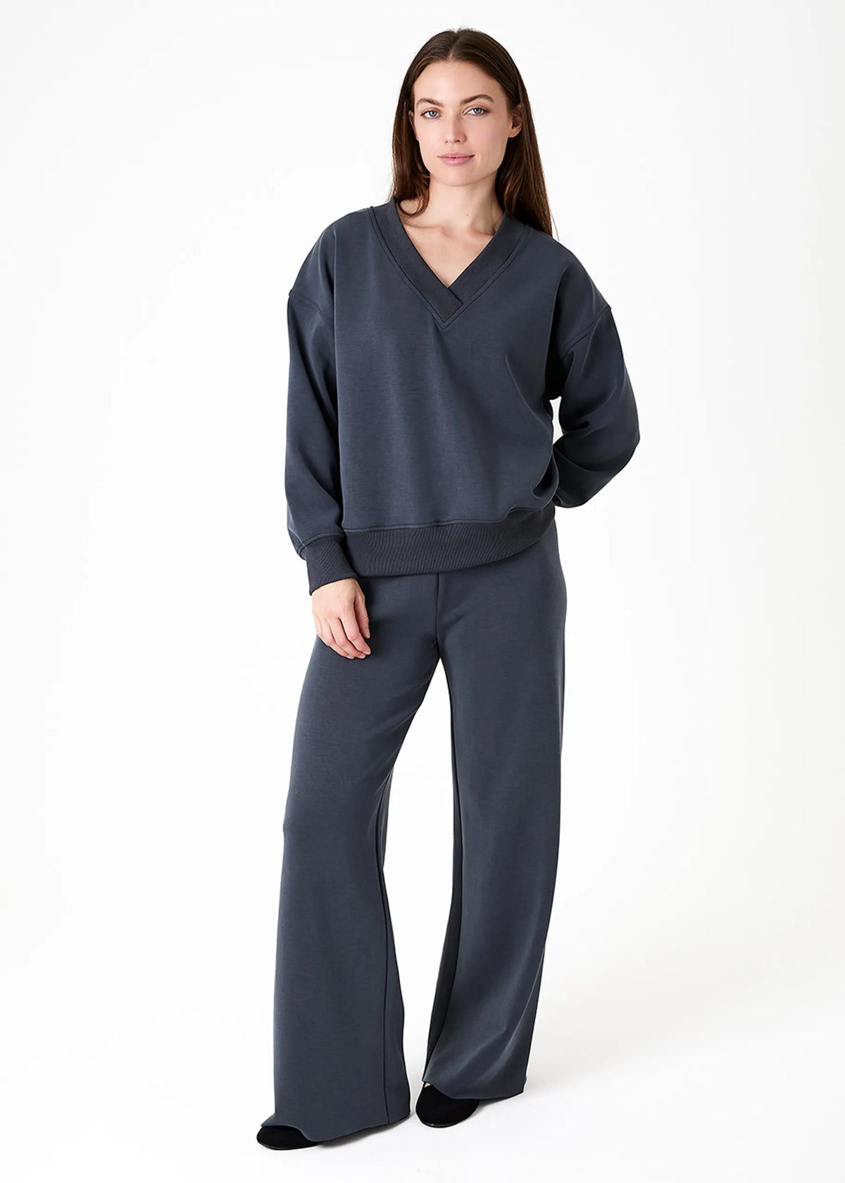 Dreams London AA0401 Luxe Jersey Straight Leg Trouser