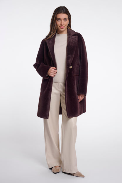 Rino & Pelle  IVON REVERSIBLE DOUBLE BREASTED COAT