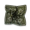 Bandana square neck scarf Olive