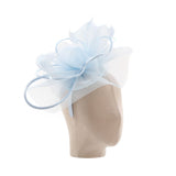 NF2019004 Delicate Mesh Loops and Feather Fascinator