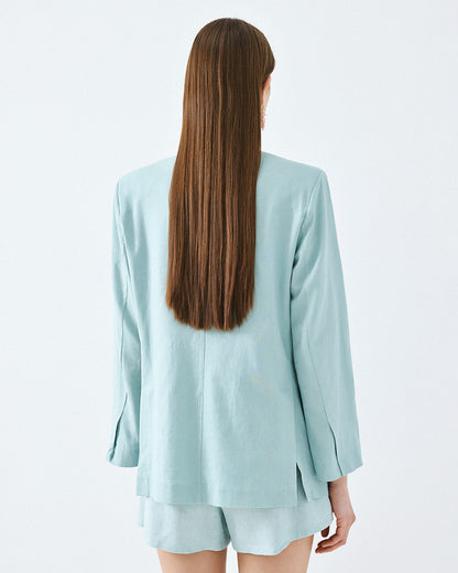 Access fashion 1048 Collarless Blazer MINT