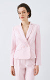 Access Fashion cropped double breasted blazer