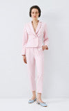 Access Fashion cropped double breasted blazer