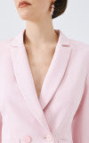 Access Fashion cropped double breasted blazer