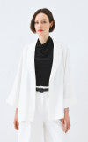 Access fashion sleeveless draped top