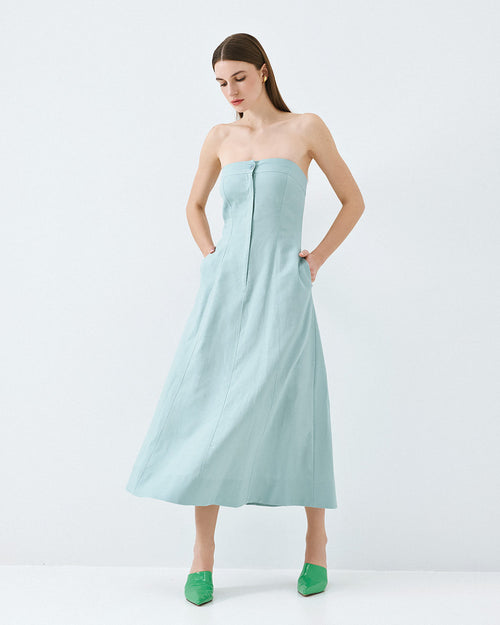 Access Fashion 3322 Strapless Dress MINT
