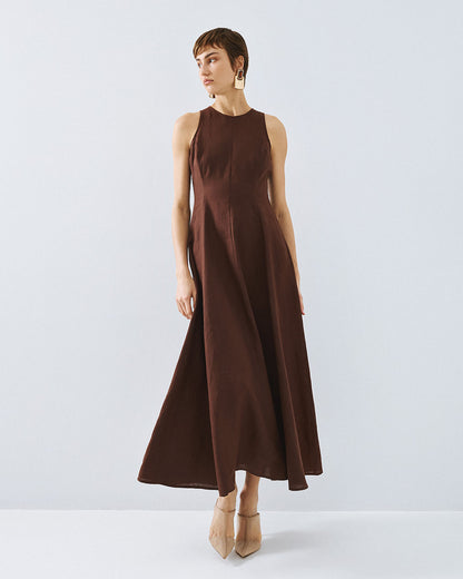 Access fashion 3360 Flared sleeveless dress