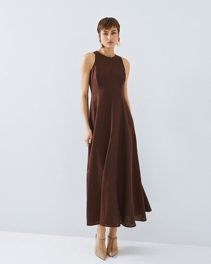 Access fashion 3360 Flared sleeveless dress