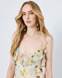 Access fashion 3414 floral maxi MINT