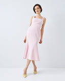 Access fashion 3428 Midi godet dress PNK