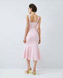 Access fashion 3428 Midi godet dress PNK