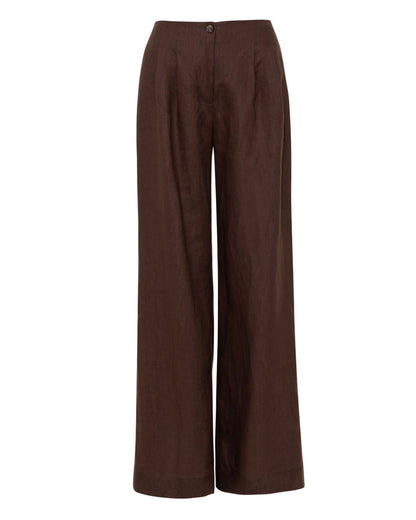 Access fashion 5007 Pleated Pants COFFE