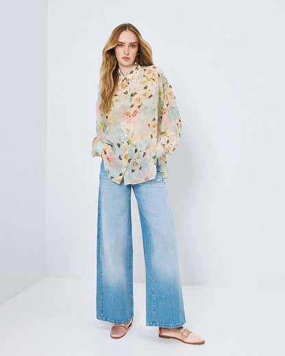Access fashion 7072 Floral shirt MINT