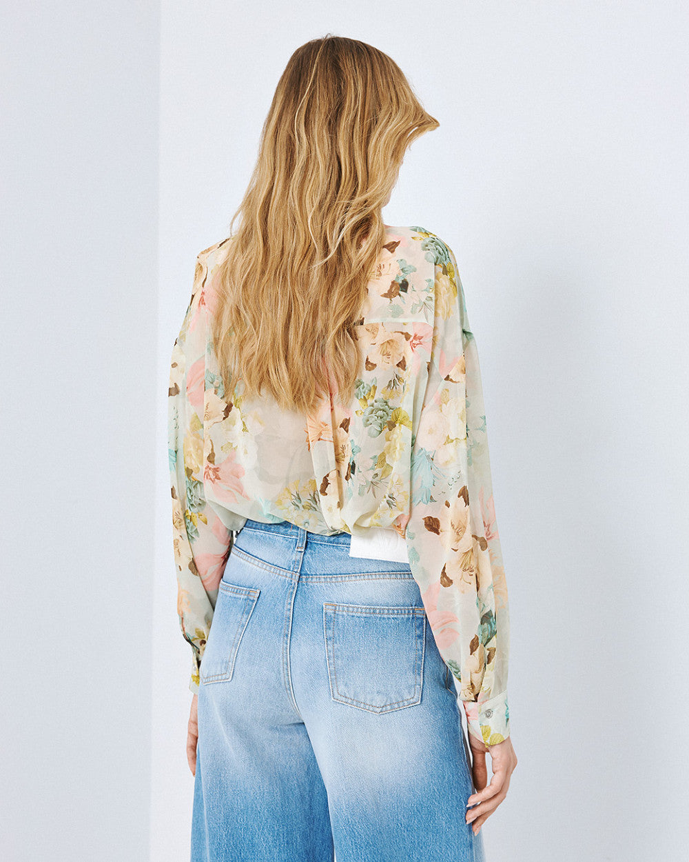 Access fashion 7072 Floral shirt MINT