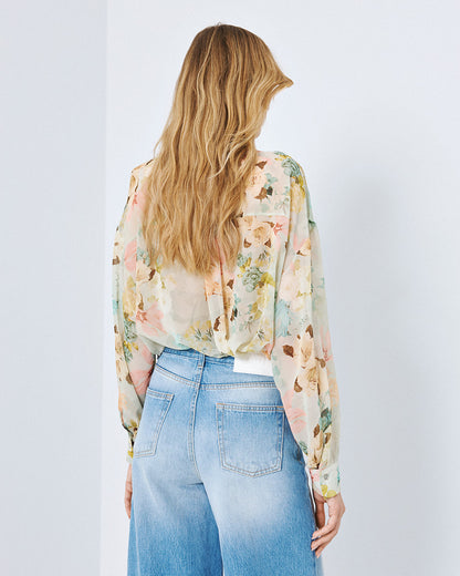 Access fashion 7072 Floral shirt MINT