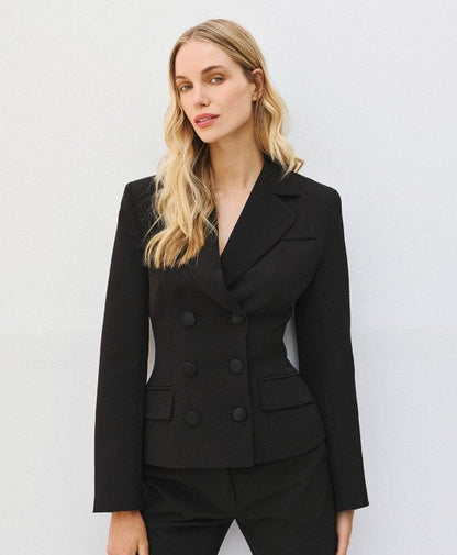 Access fashion  1072 Double breasted jacket