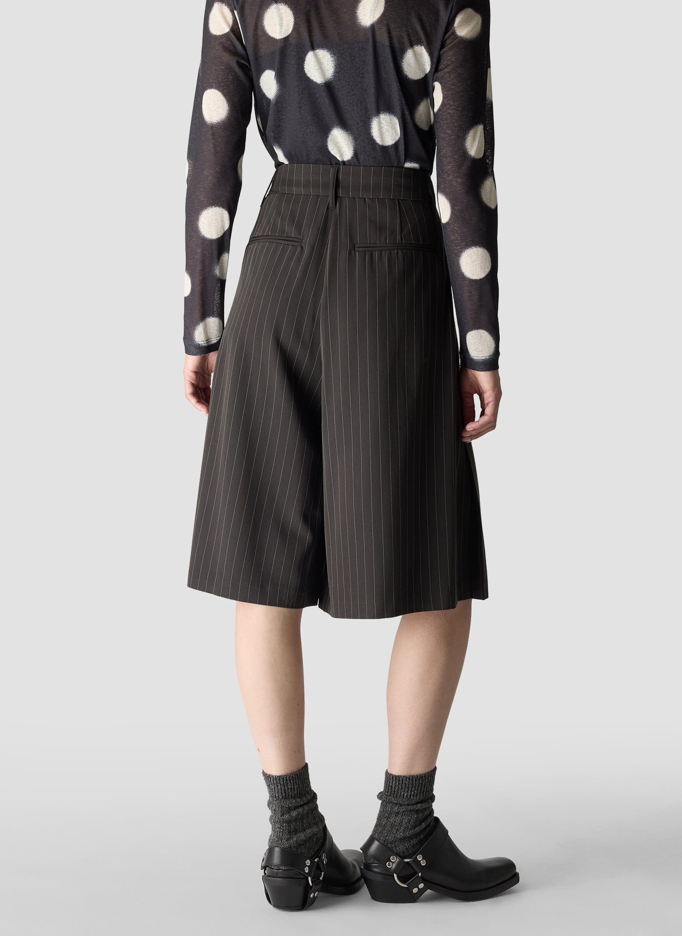 LCMT 613152 Culottes Pinstripe