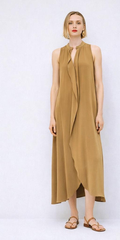 Access Fashion  Sleeveless dress OLIVE