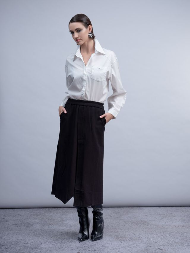 HAAKO Shirt & waistcoat combo H2015 Black