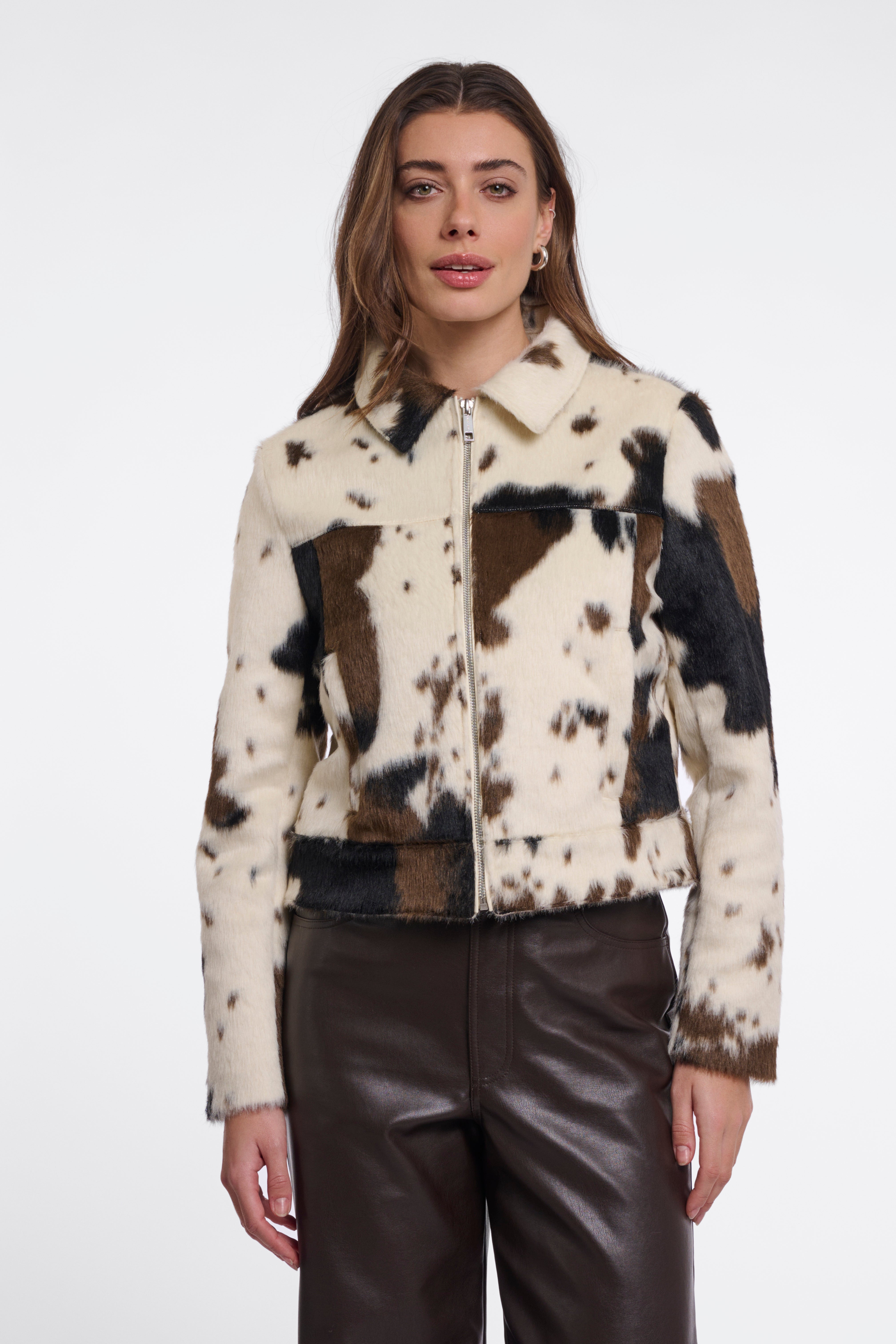 Rino  & Pelle   TOUKA JACKET WITH ZIP CLOSURE