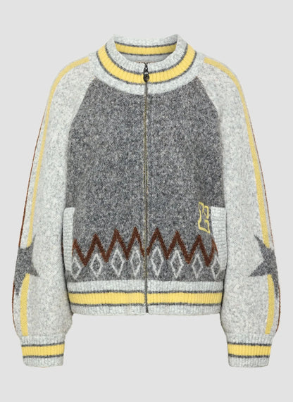 LCMT 623527 Cropped zip cardigan