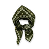 Bandana square neck scarf Olive