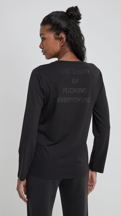 UCHUU 309 Long sleeve crown t-shirt