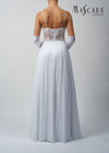 Mascara MC3123111  Boned V neck dress  White