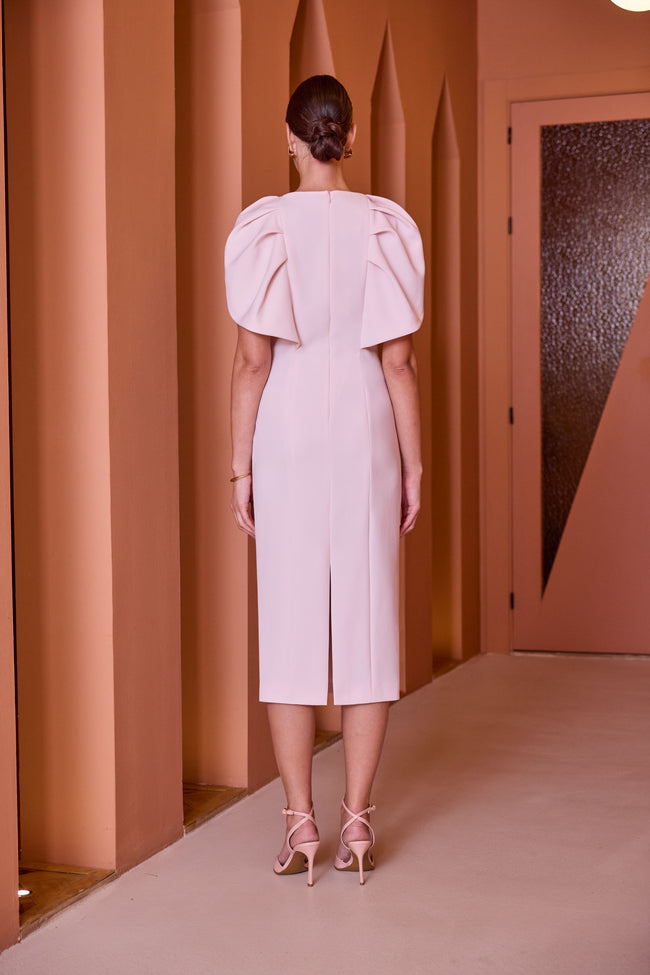 Carla Ruiz woman’s Midi dress  Rosa