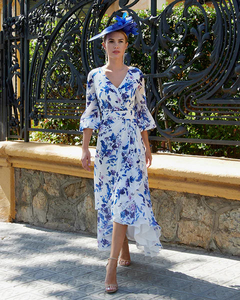 Couture club  7G129 Geo Cobalt print