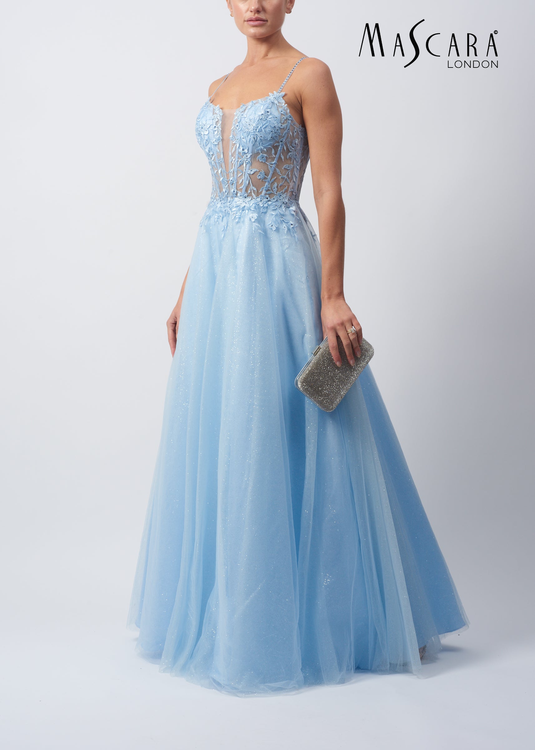 MASCARA MC119511 Tule Corset Dress