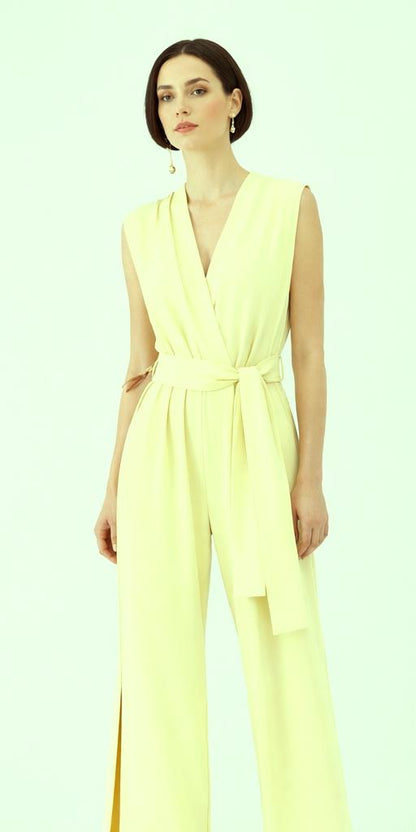 Access fashion 5501 Jumpsuit  YELLOW