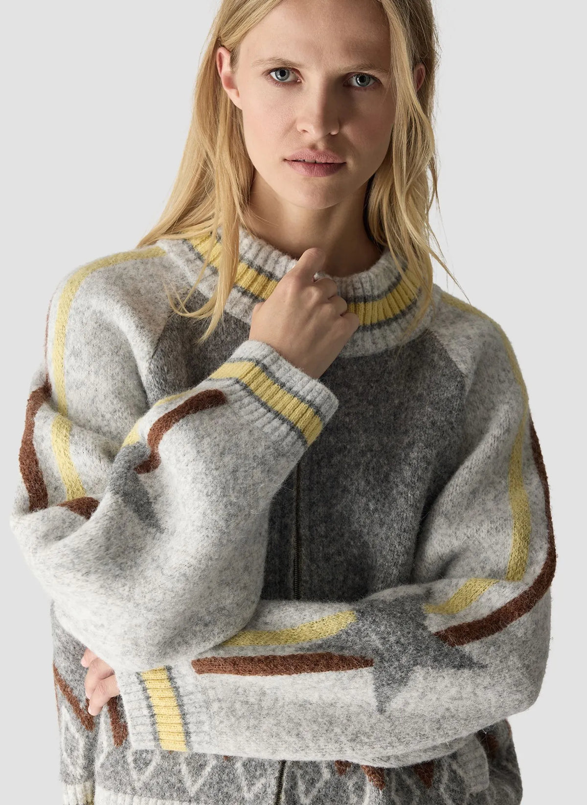 LCMT 623527 Cropped zip cardigan