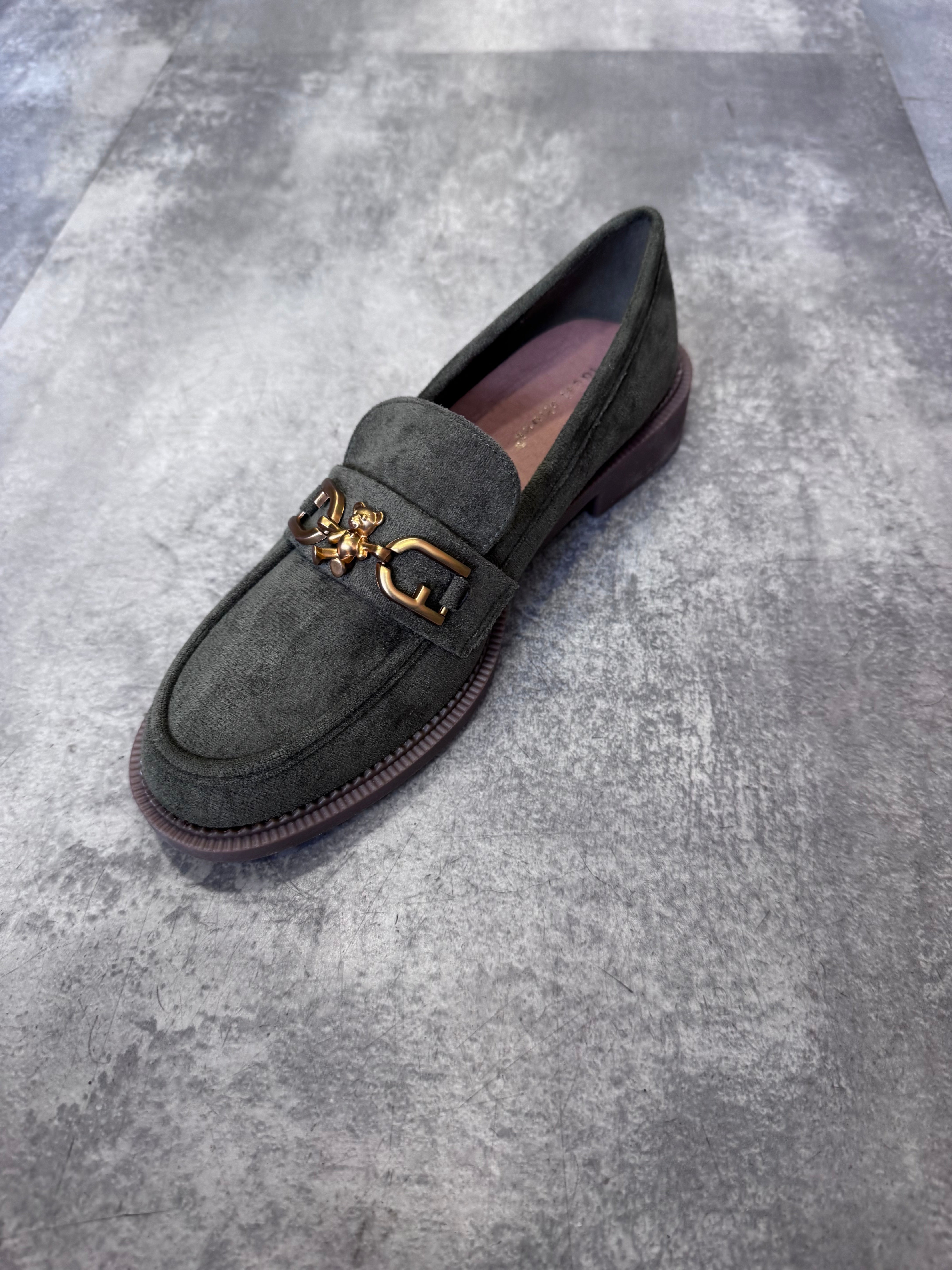 Kate  khaki green loafer