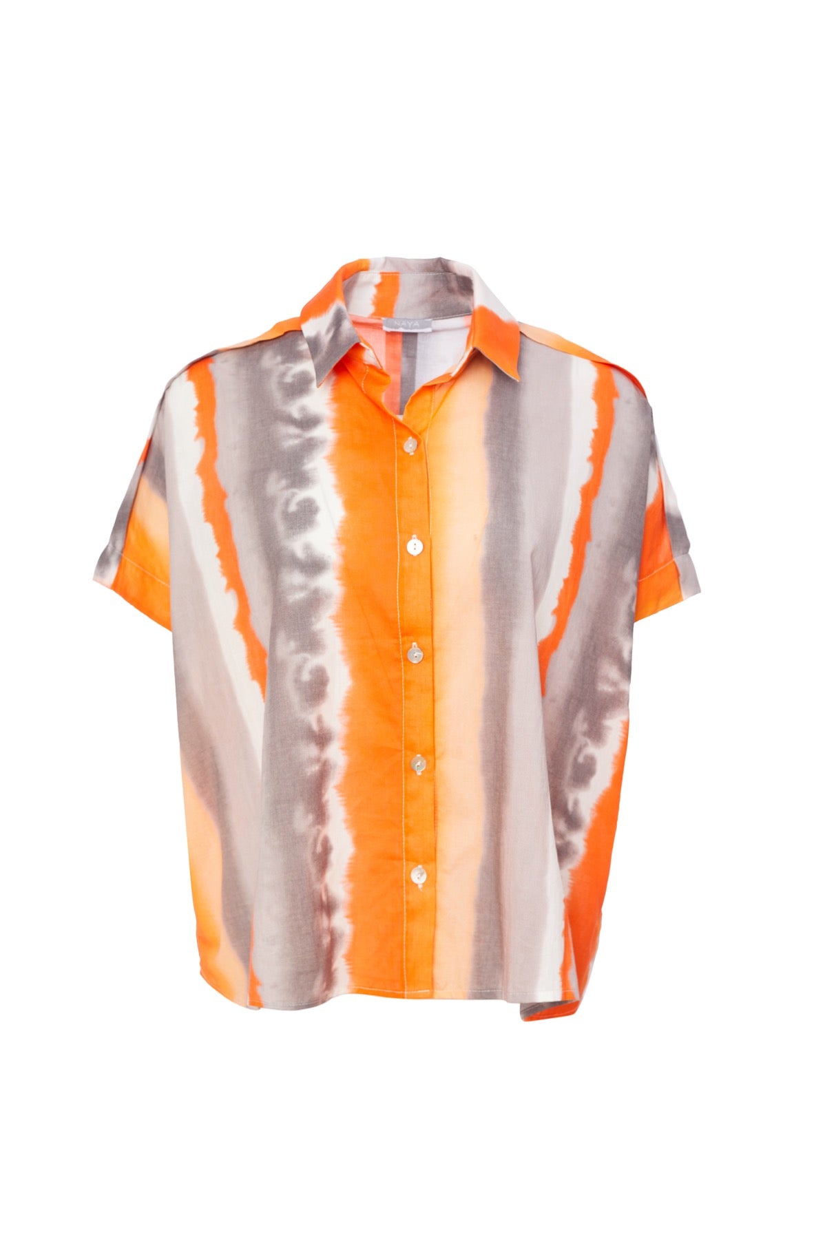 NAYA NAS24254 Stripe Print Shirt