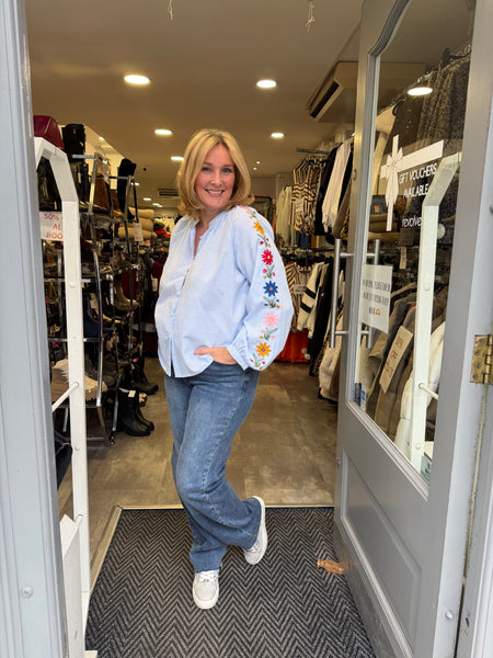 Phoebe  flower shirt