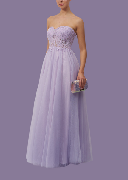 Macara MC12113 sweetheart tulle Lavender