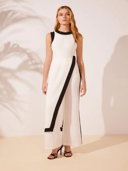 Arggidio  Jumpsuit Black and white