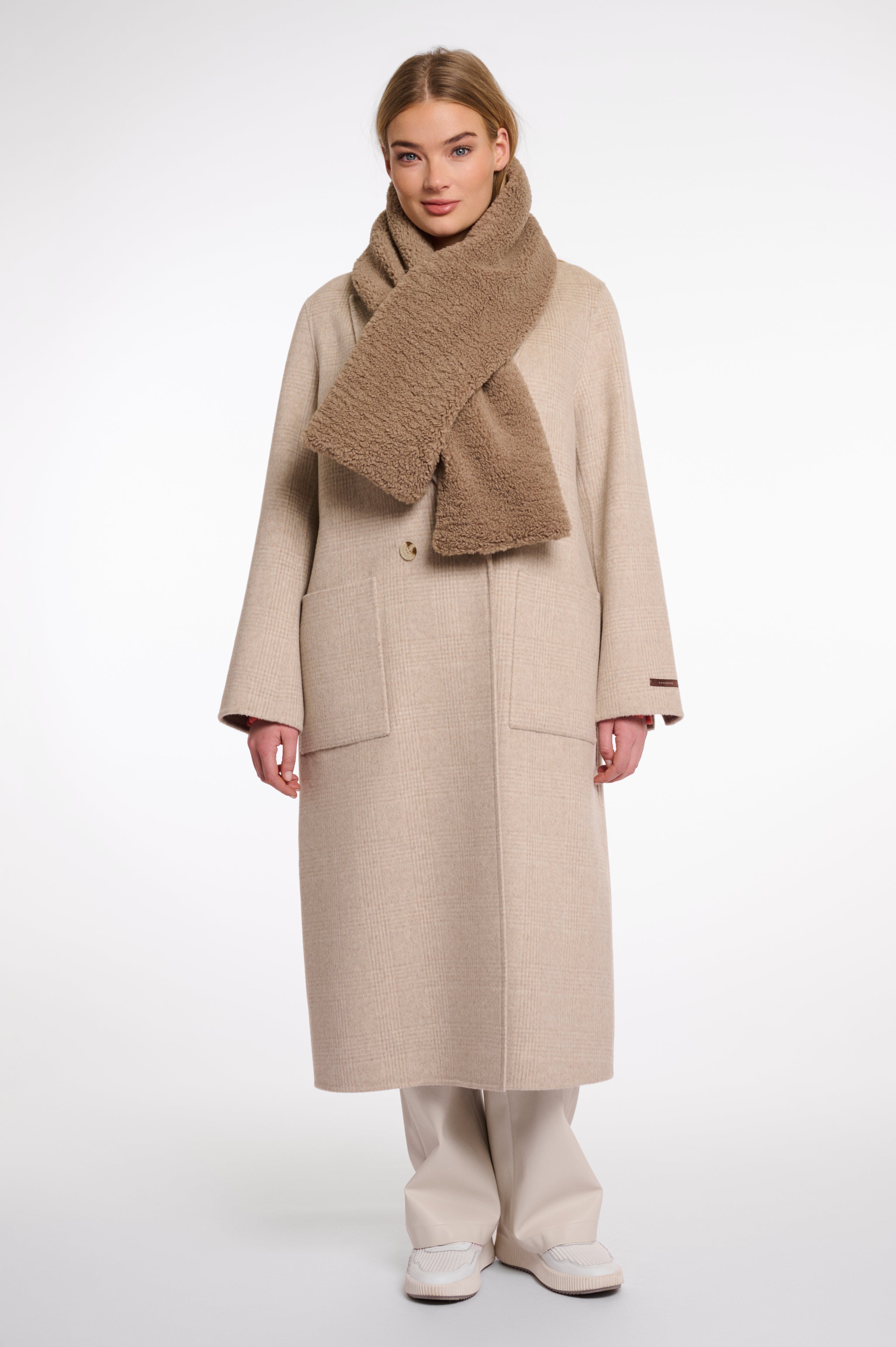 Rino & Pelle ASHO TEDDY SCARF - Toffee