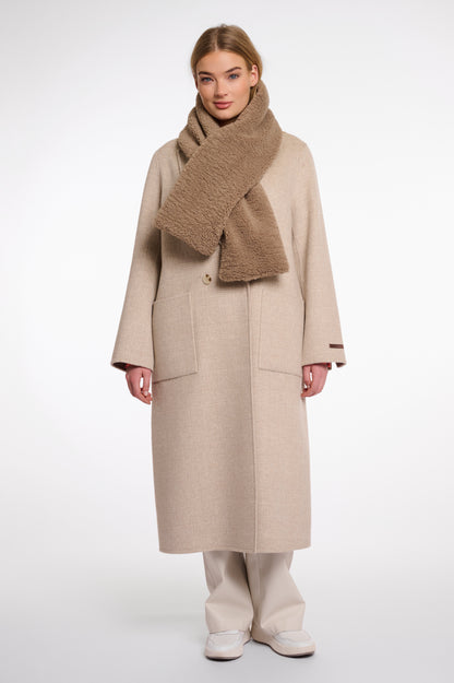 Rino & Pelle ASHO TEDDY SCARF - Toffee