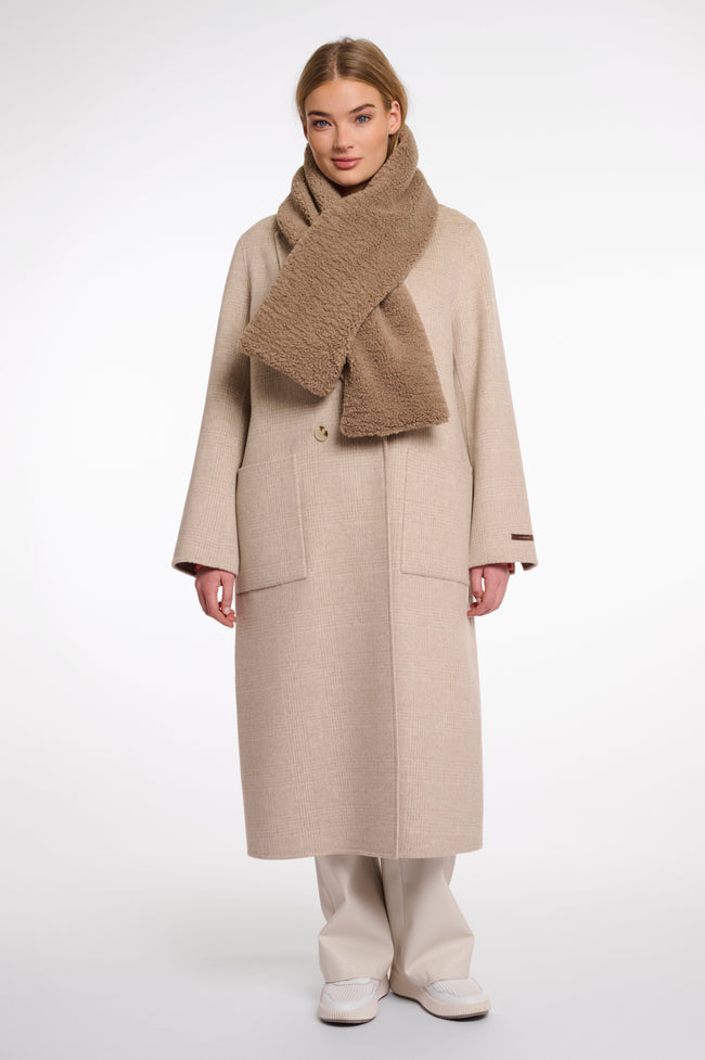 Rino & Pelle ASHO TEDDY SCARF - Toffee