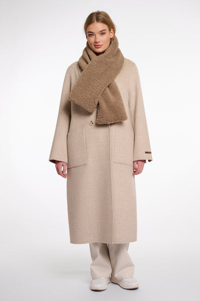 Rino & Pelle ASHO TEDDY SCARF - Toffee