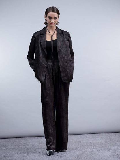 HAAKO Trouser H2065  Black/grey