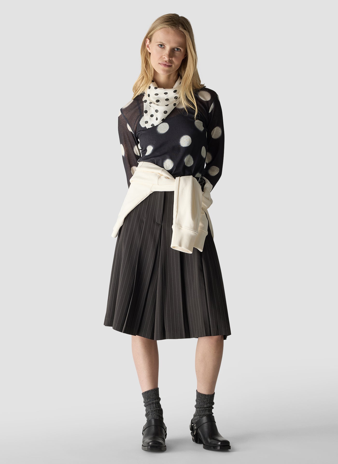 LCMT 613152 Culottes Pinstripe