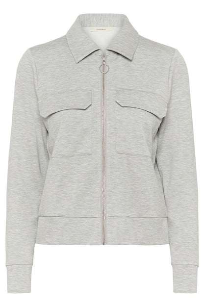 Inwear BecaIW  Melange Cardigan Granite