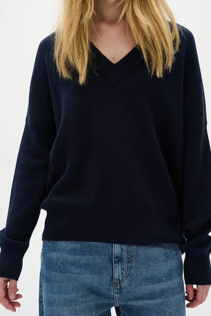 InWear FosterIW V neck MarineBlue