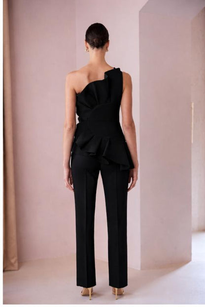 Carls Ruiz 52561 One shoulder  top and trouser suit