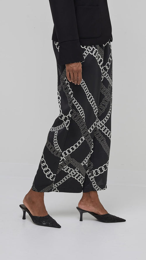 UCHUU 137 Loose patterned trouser