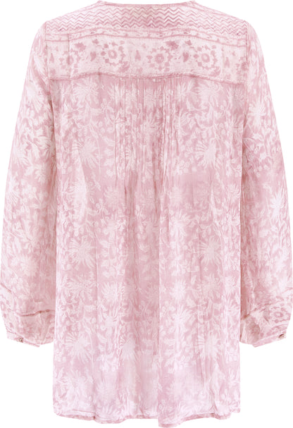East Heritage luana powder blouse