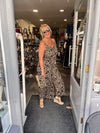 BLE 348-0747 Black gold jumpsuit